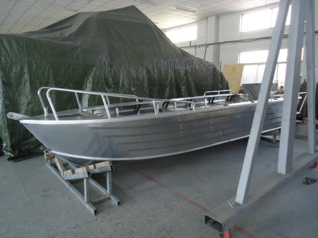 専門の注文アルミニウム漁船Cuddyの小屋との5.2m